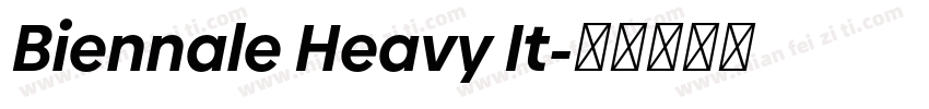 Biennale Heavy It字体转换